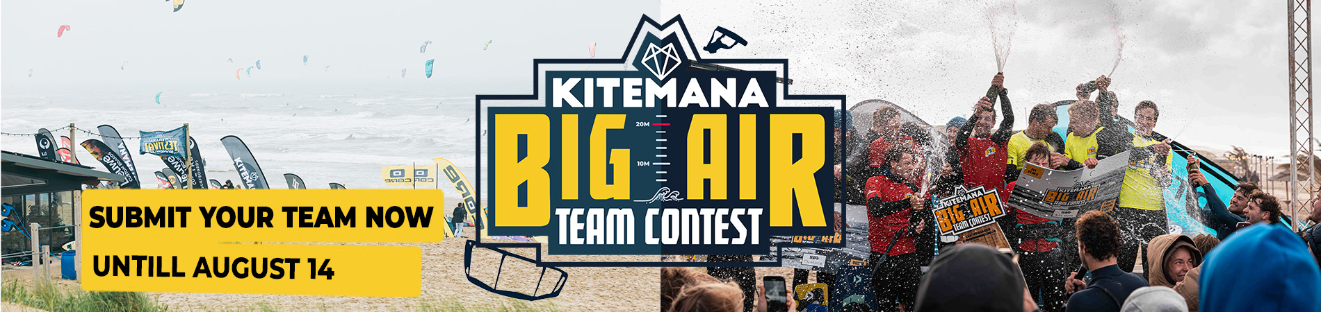 Kitemana Big Air Team Contest 2026 | New spots available